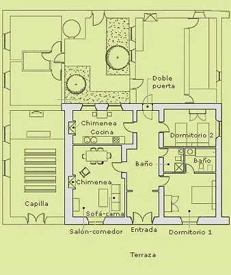 Casa Del Ingeniero , Alberca 4 Hab 8 Pers 3 Chimeneas Con Horno Guest House Puerto de la Laja Country house